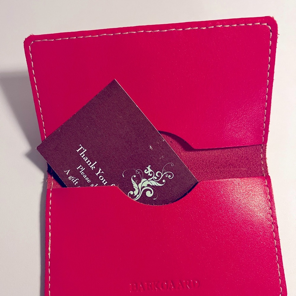 Pink Card Holder by BEAKGAARD